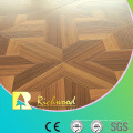 12.3mm AC3 Woodgrain Texture Nogal encerado filo suelo Laminbate